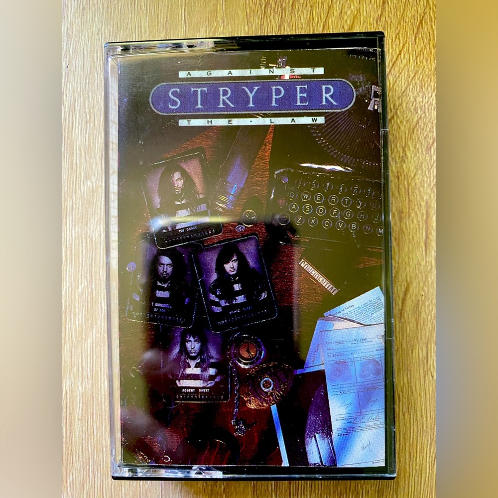 Stryper Against the Law 1990 Cassette VG + TESTED!!!